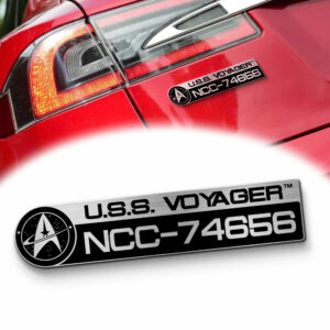 Star Trek U.S.S. Voyager Laser Engraved Car Badge