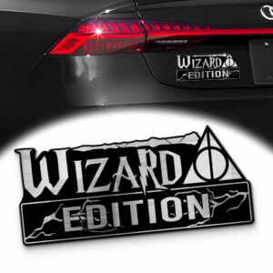 Wizard Powered Car Badge