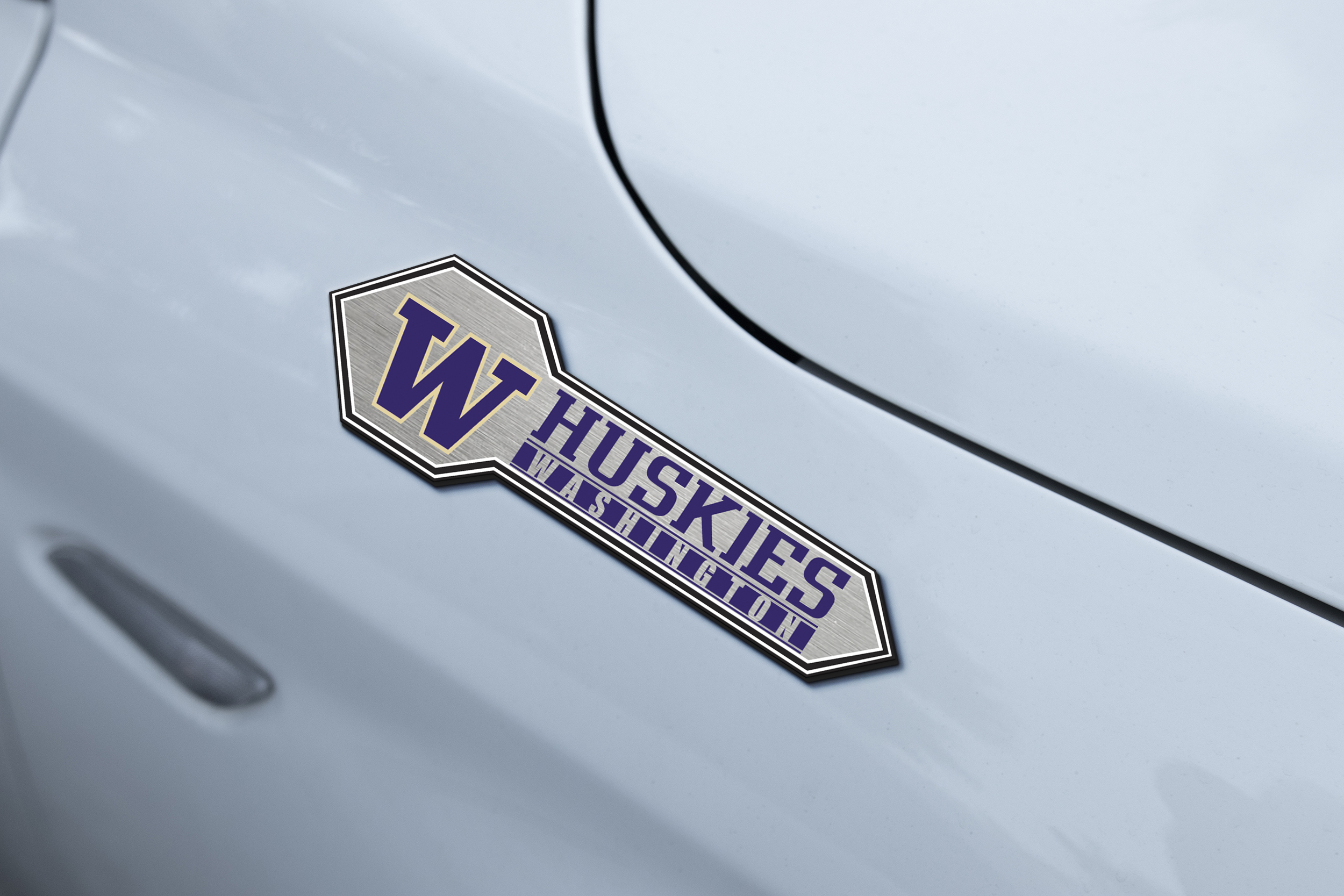 Washington Huskies Edition Acrylic Car Name Emblem 6 Washington Huskies Edition Acrylic Car Name Emblem - Image 6