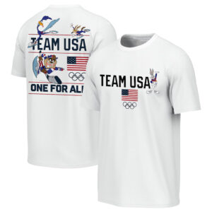 White Team USA x Looney Tunes Skate Rush One For All T-Shirt