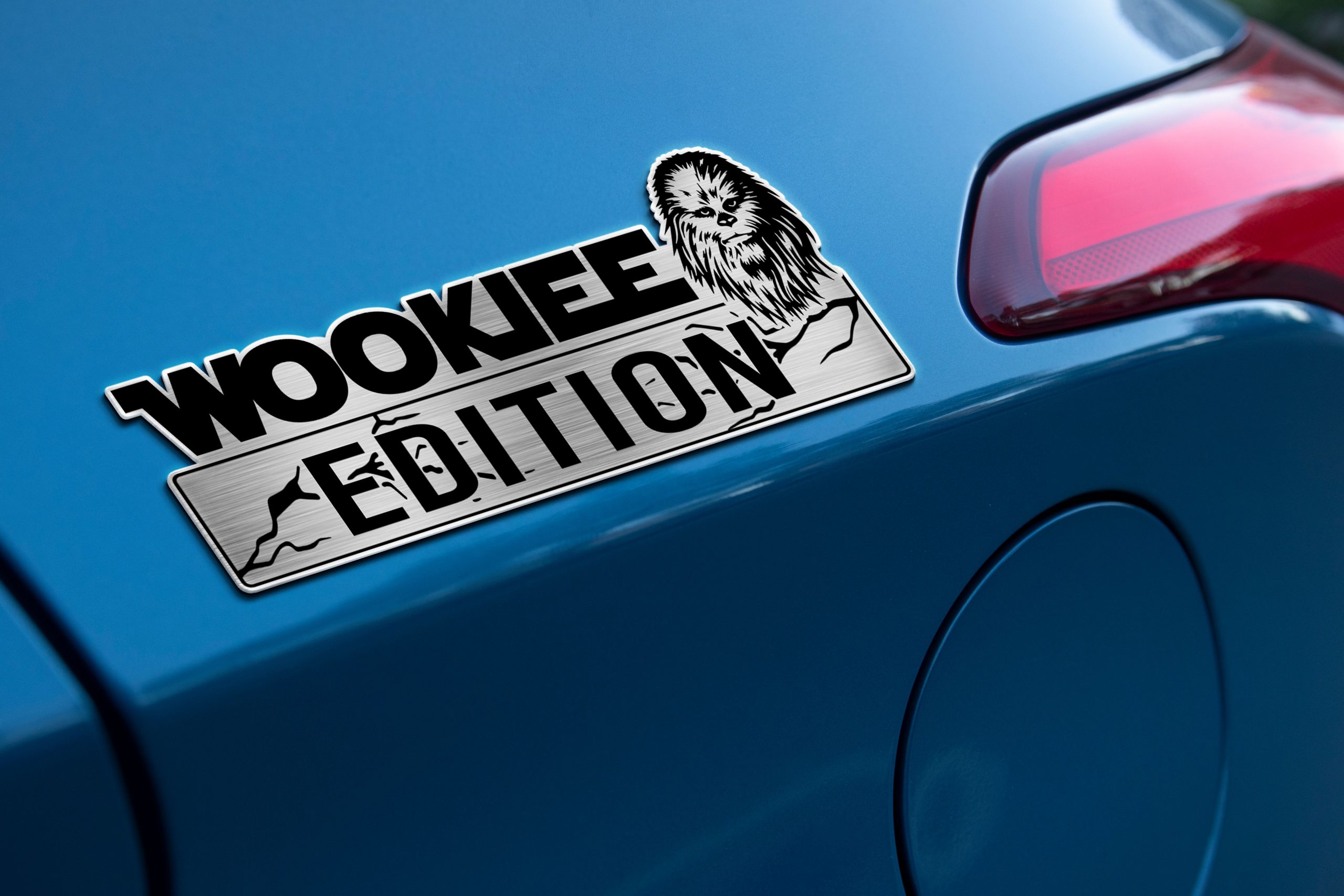 Wookiee Edition Laser-Engraved Car Badge 2 Wookiee Edition Laser-Engraved Car Badge - Image 2