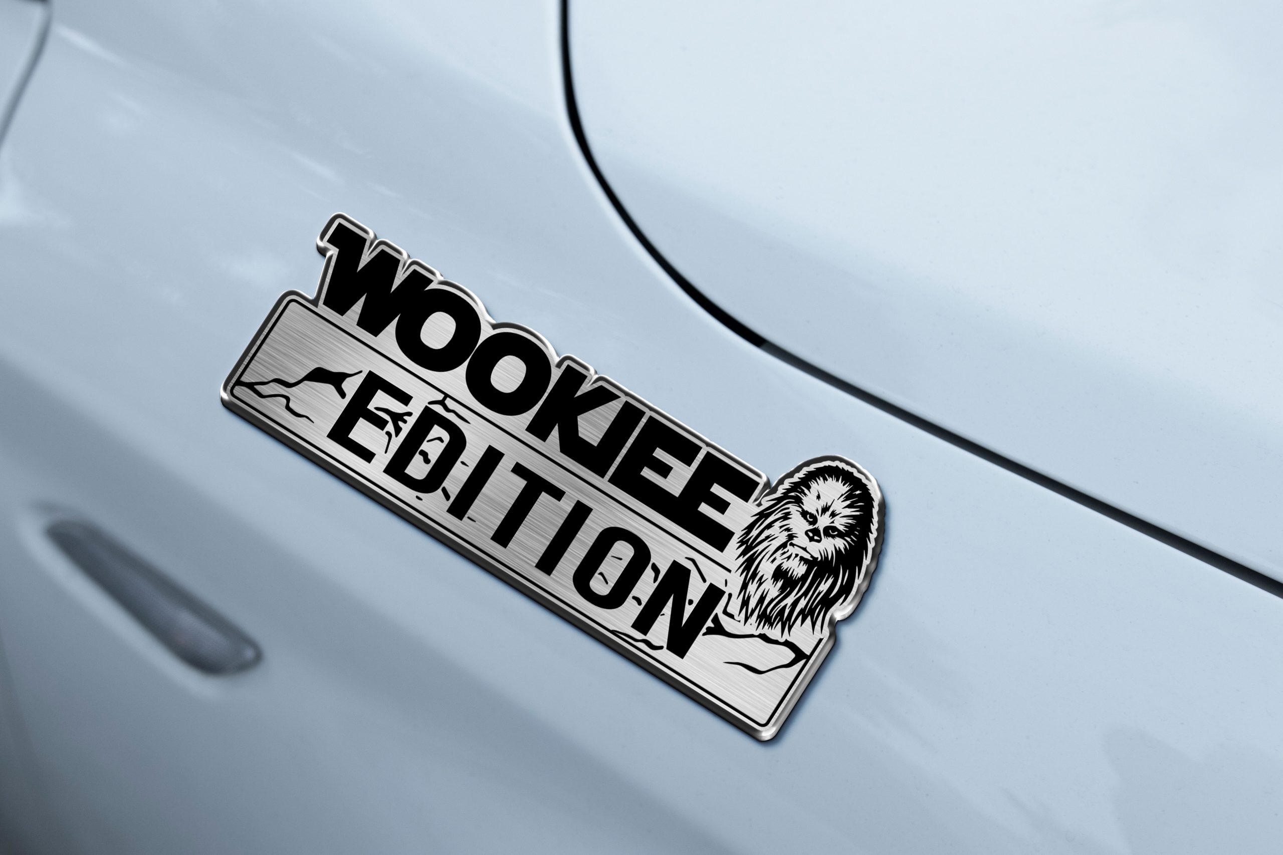 Wookiee Edition Laser-Engraved Car Badge 6 Wookiee Edition Laser-Engraved Car Badge - Image 6