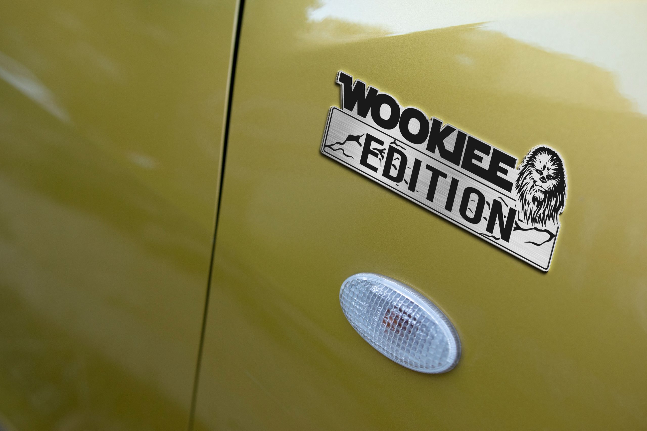 Wookiee Edition Laser-Engraved Car Badge 5 Wookiee Edition Laser-Engraved Car Badge - Image 5