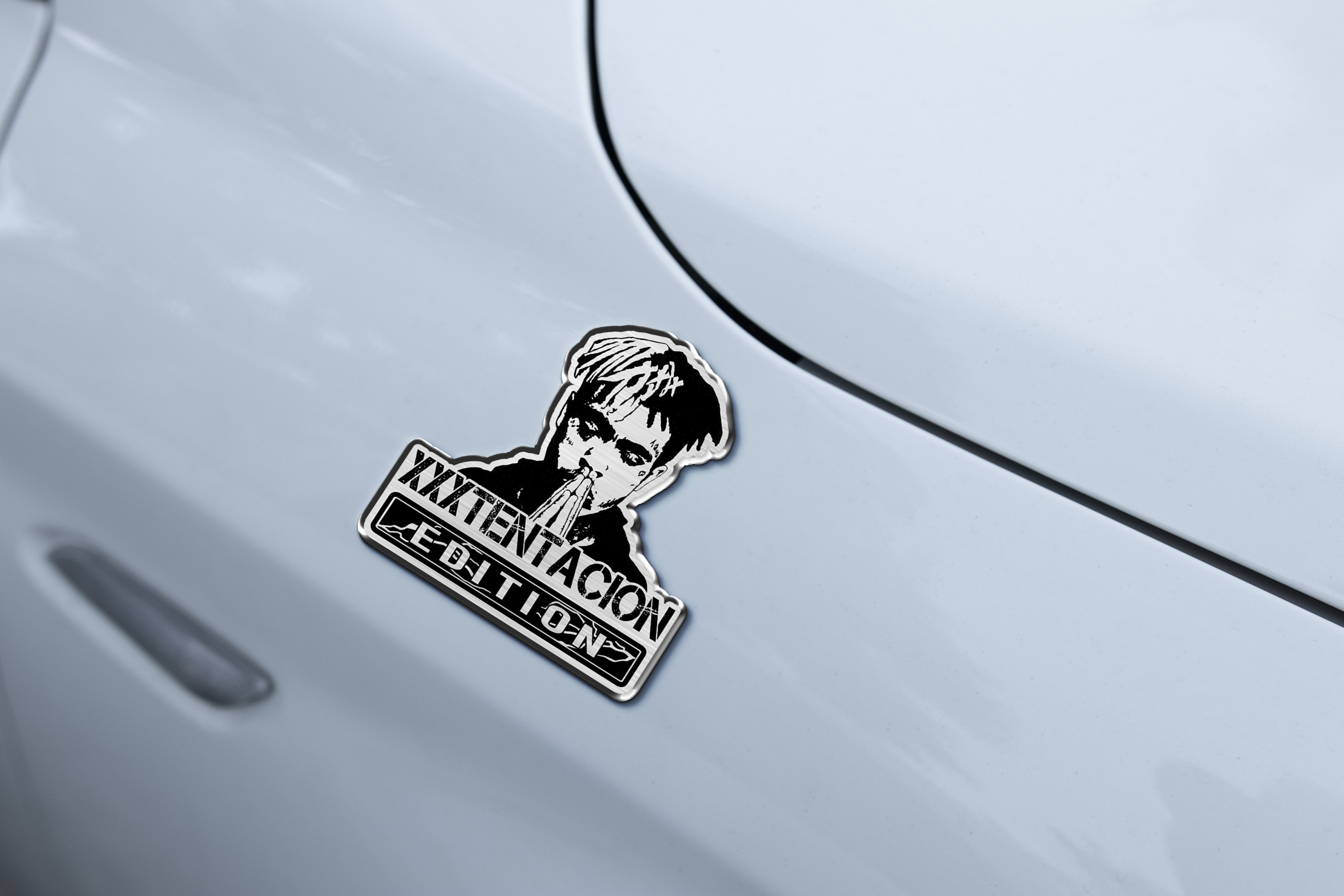 XXXTentacion Edition Laser Engraved Car Emblem 6 XXXTentacion Edition Laser Engraved Car Emblem - Image 6