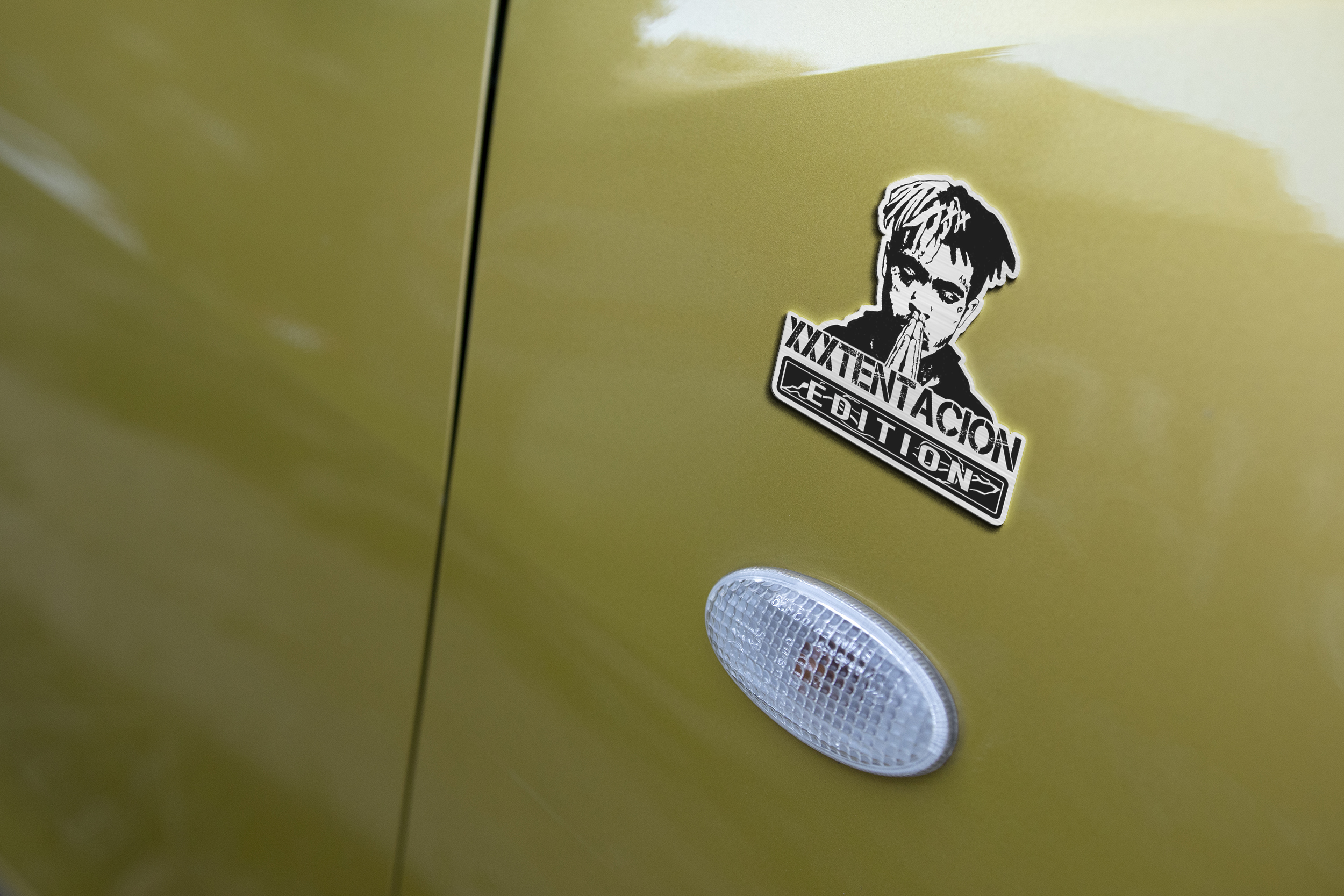 XXXTentacion Edition Laser Engraved Car Emblem 5 XXXTentacion Edition Laser Engraved Car Emblem - Image 5