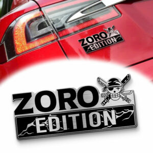 Zoro Edition Laser-Engraved Car Badge