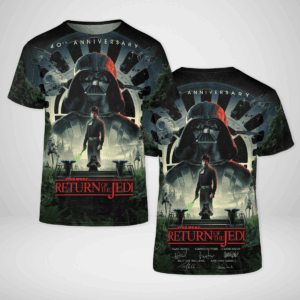 SW 40th Anniversary Jedi 3D T-Shirt