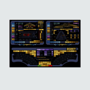 U.S.S. Dauntless Security LCARS Print