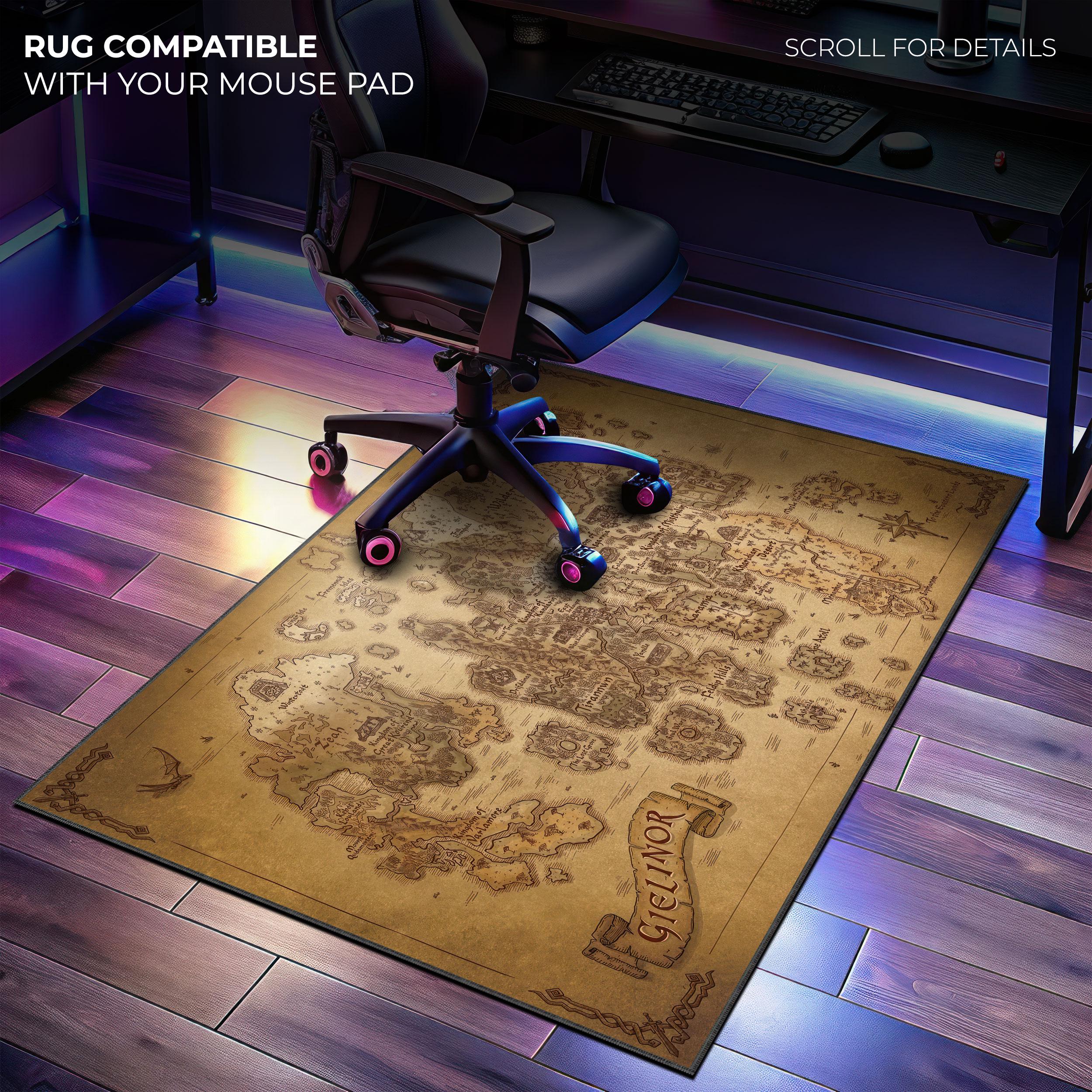 Runescape Gielinor Map Desk Mat 5 Runescape Gielinor Map Desk Mat - Image 5