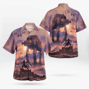 SW Ahsoka AT AT Art Hawaii Shirt