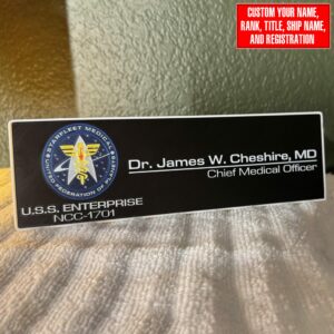 Star Trek Starfleet Medical Personalized Sign