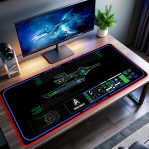 Star Trek – Miranda Class Starship Desk Mat