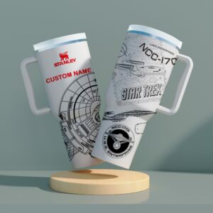 Star Trek Starfleet Blueprint Stanley Tumbler
