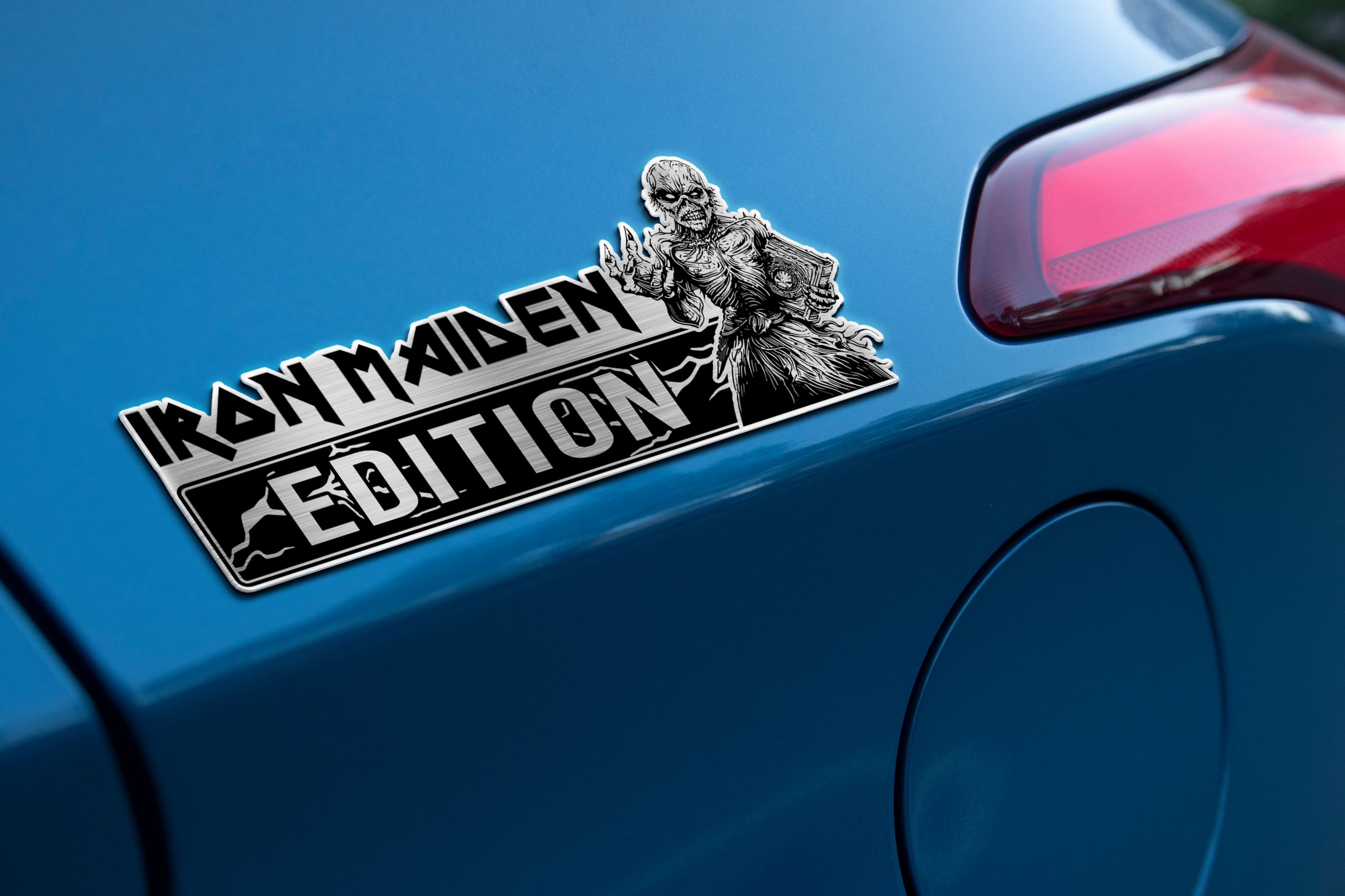 The Book Of Souls Edition Laser Engraved Car Name Emblem 2 The Book Of Souls Edition Laser Engraved Car Name Emblem - Image 2