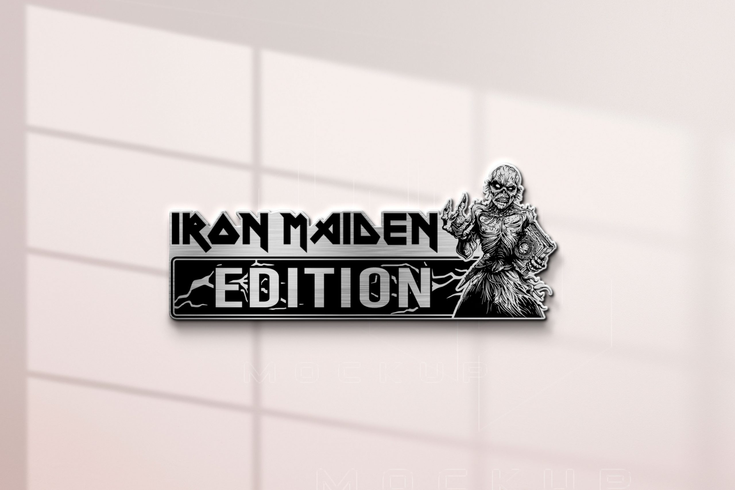 The Book Of Souls Edition Laser Engraved Car Name Emblem 3 The Book Of Souls Edition Laser Engraved Car Name Emblem - Image 3