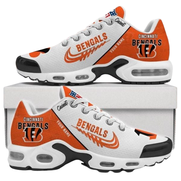 Cincinnati Bengals Personalized Name Team Mix Colors Wing Logo Shoes Air Cushion Sneakers 1 Cincinnati Bengals Personalized Name Team Mix Colors Wing Logo Shoes Air Cushion Sneakers