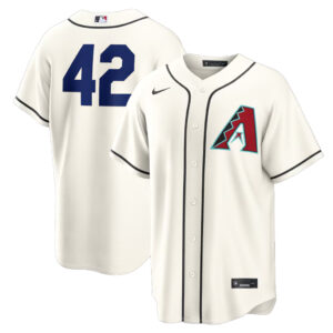 Arizona Diamondbacks Cream Home 2026 Jackie Robinson Day Baseball Jersey
