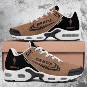 Arizona State Sun Devils Shoes 2025 Version Custom Name, Shoes For Football Fans, Fan Gifts Ph637