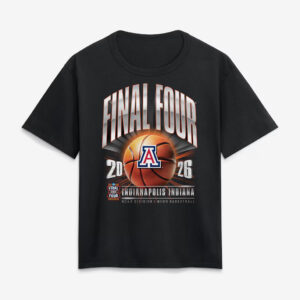 Arizona Wildcats 2026 NCAA Men's Basketball Tournament March Madness Final Four T-Shirt