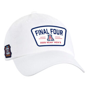 Arizona Wildcats Mens Basketball 2026 Final Four Patch White Hat
