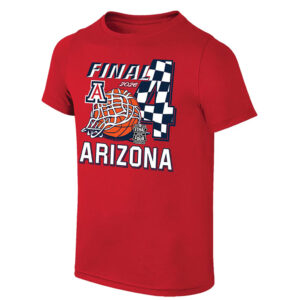Arizona Wildcats Mens Basketball 2026 Final Four Red T-Shirt