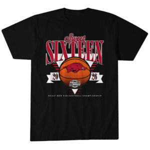 Arkansas Razorbacks MBB 2026 Sweet Sixteen T-Shirt