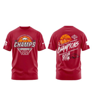 Arkansas Razorbacks Men’s Basketball 2026 SEC Tournament Champions Locker Room T-Shirt