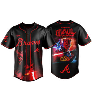 Atlanta Braves Maul Shadow Lord x Star War Night 2026 Baseball Jersey