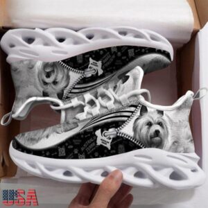 Australian Terrier Sketch Dogs Lover Air Max Shoes Air Cushion Sneakers, Running Sneakers