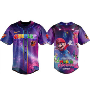 Baltimore Orioles Super Mario Galaxy Movie 2026 Baseball Jersey