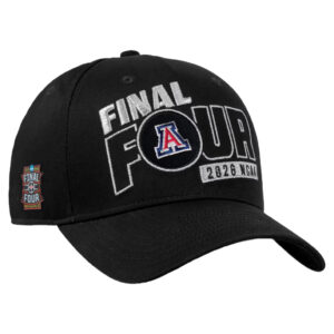 Black Arizona Wildcats 2026 NCAA Men's Basketball Tournament March Madness Final Four Locker Room Hat