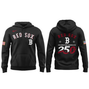 Boston Red Sox 2026 Celebrating America’s 250th Black Hoodie