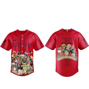 Boston Red Sox Miyazaki Hayao 40 Years Of Studio Ghibli 2026 Baseball Jersey