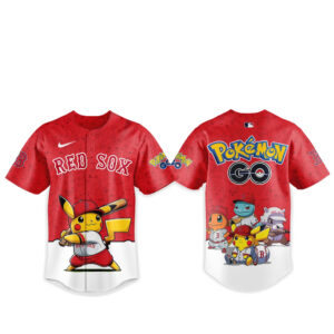 Boston Red Sox Pokemon Go Night 2026 Game Baseball Jersey