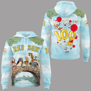 Boston Red Sox Winnie Pooh 100th Anniversary 2026 Hoodie