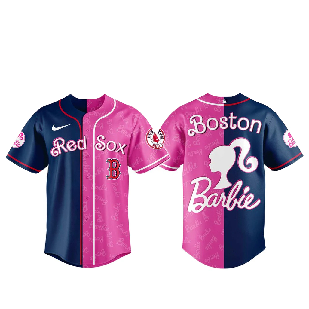 Boston Red Sox x Barbie Night Game 2026 Baseball Jersey 1 Boston Red Sox x Barbie Night Game 2026 Baseball Jersey