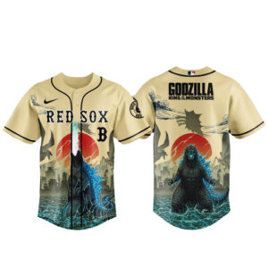 Boston Red Sox x Godzilla King of The Monsters Baseball Jersey