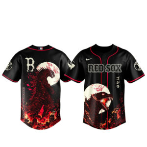 Boston Red Sox x Godzilla Minus Zero Baseball Jersey