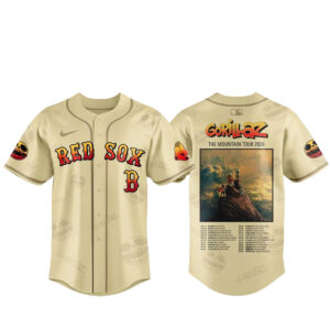 Boston Red Sox x Gorillaz The Mountain Tour 2026 Baseball Jersey