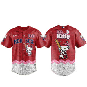 Boston Red Sox x Hello Kitty Night Game 2026 Baseball Jersey