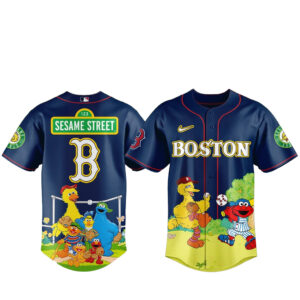 Boston Red Sox x Sesame Street Night Baseball Jersey Version 2