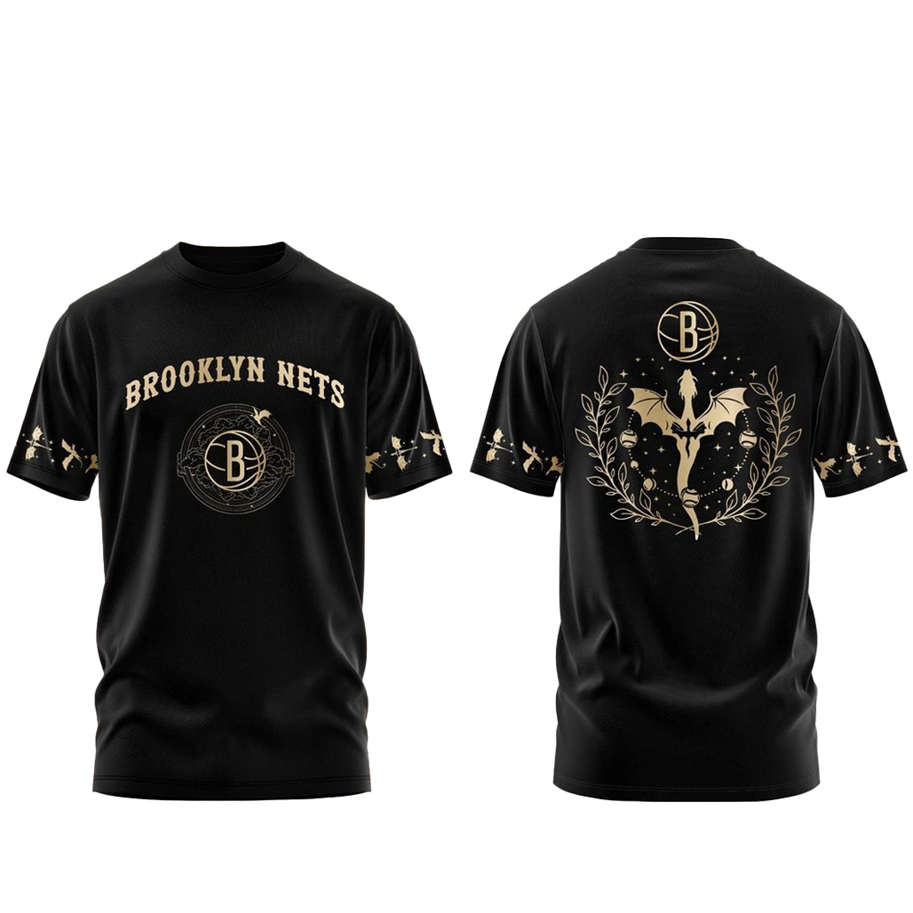Brooklyn Nets Fourth Wing Night 2026 Celebration Shirt 1 Brooklyn Nets Fourth Wing Night 2026 Celebration T-Shirt