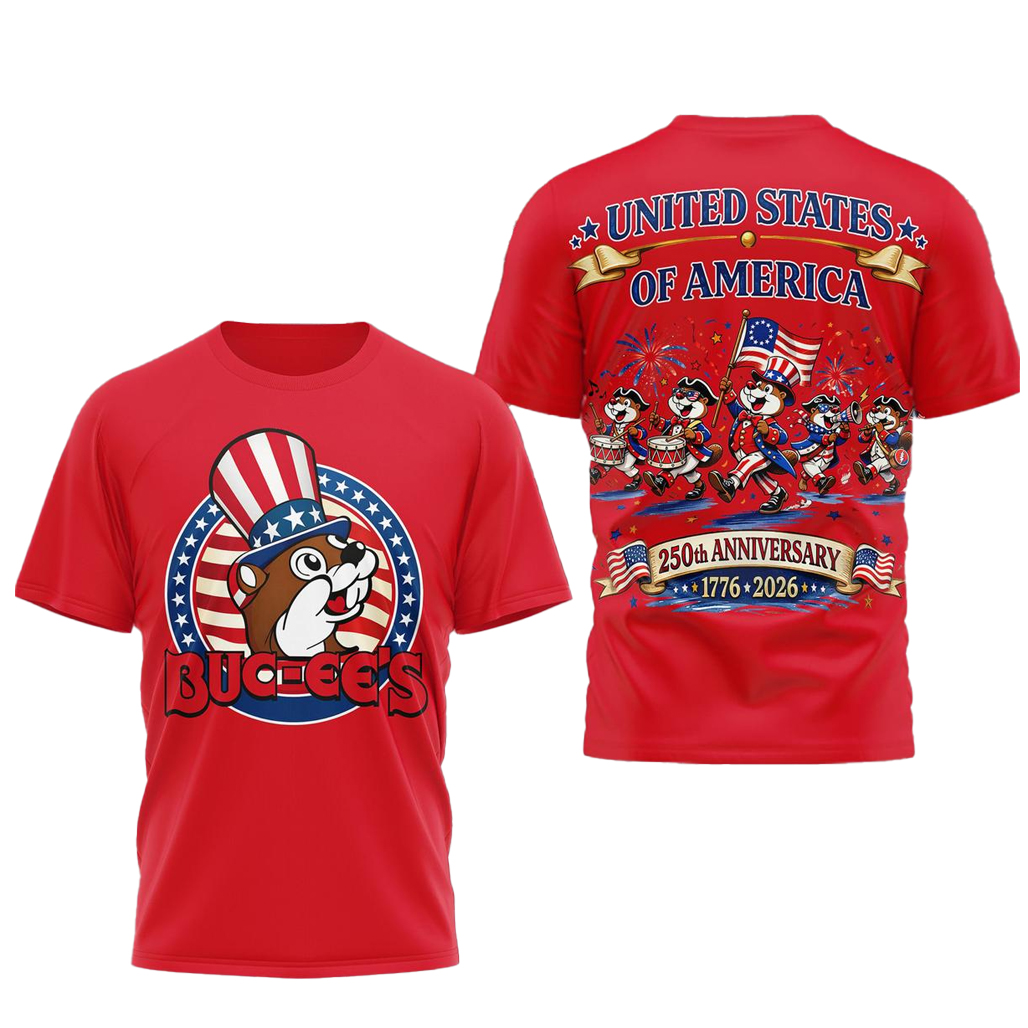 Buc-ee’s United States Of America 250th Anniversary T-Shirt 1 Buc-ee’s United States Of America 250th Anniversary T-Shirt