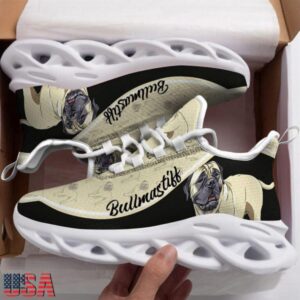 Bullmastiff Dogs Lover Air Max Shoes Air Cushion Sneakers, Running Sneakers