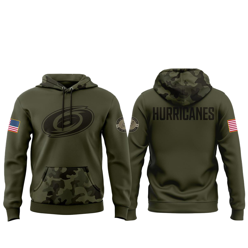 Carolina Hurricanes x Military Appreciation Night 2026 Hockey Shirt 2 Carolina Hurricanes x Military Appreciation Night 2026 Hockey Hoodie