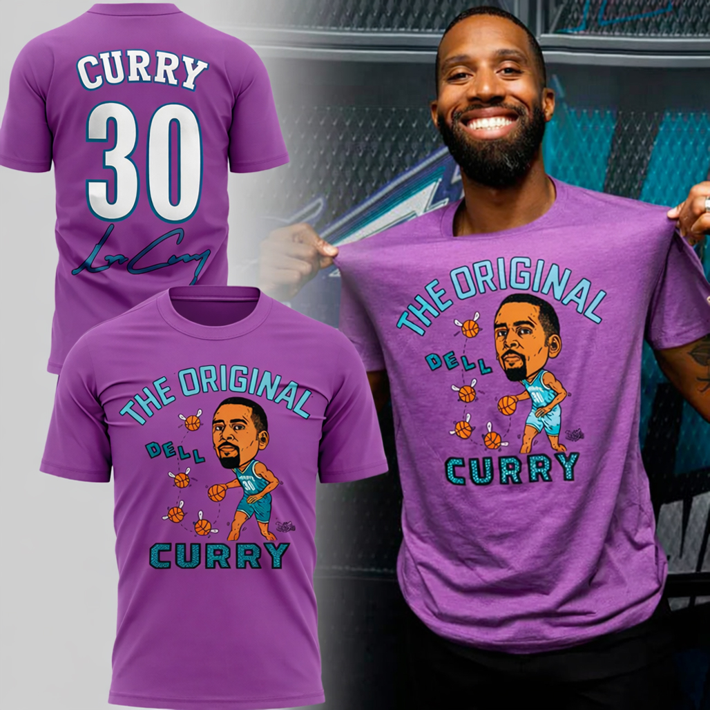 Charlotte Hornets The Original Dell Curry Shirt 1 Charlotte Hornets The Original Dell Curry T-Shirt