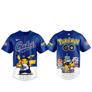 Chicago Cubs Pokemon Go Night 2026 Game Baseball Jersey