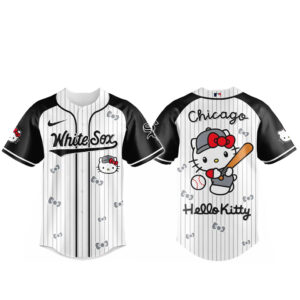 Chicago White Sox x Hello Kitty 2026 And Sanrio World Baseball Jersey
