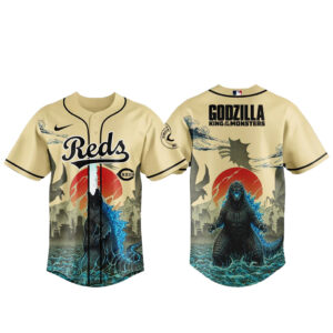 Cincinnati Reds x Godzilla King of The Monsters Baseball Jersey