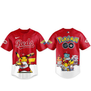 Cincinnati Reds x Pokemon Go Night 2026 Baseball Jersey